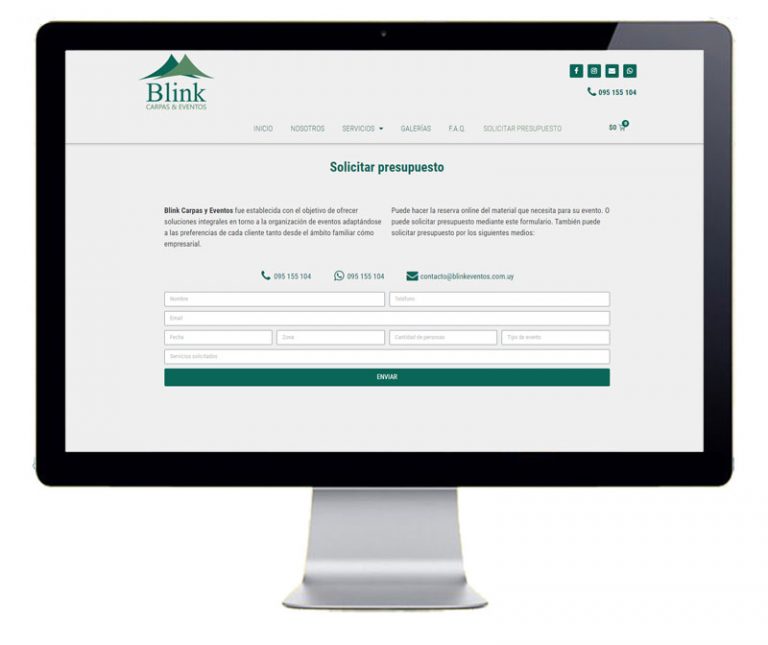 Diseño web con eCommerce Tienda online
