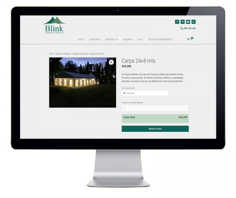 Diseño web con eCommerce Tienda online