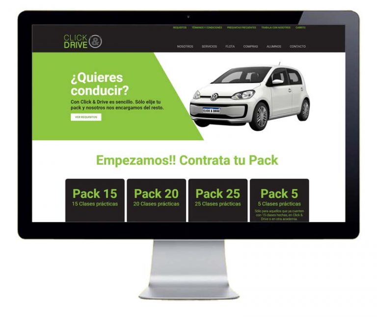 Diseño web escuela de choferes
