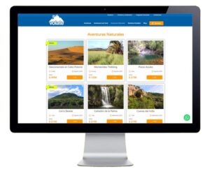 Diseño de pagina web para agencia de viajes