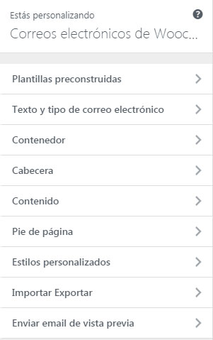 Personalizar las notificaciones de tu tienda online desde el panel de control de woocommerce