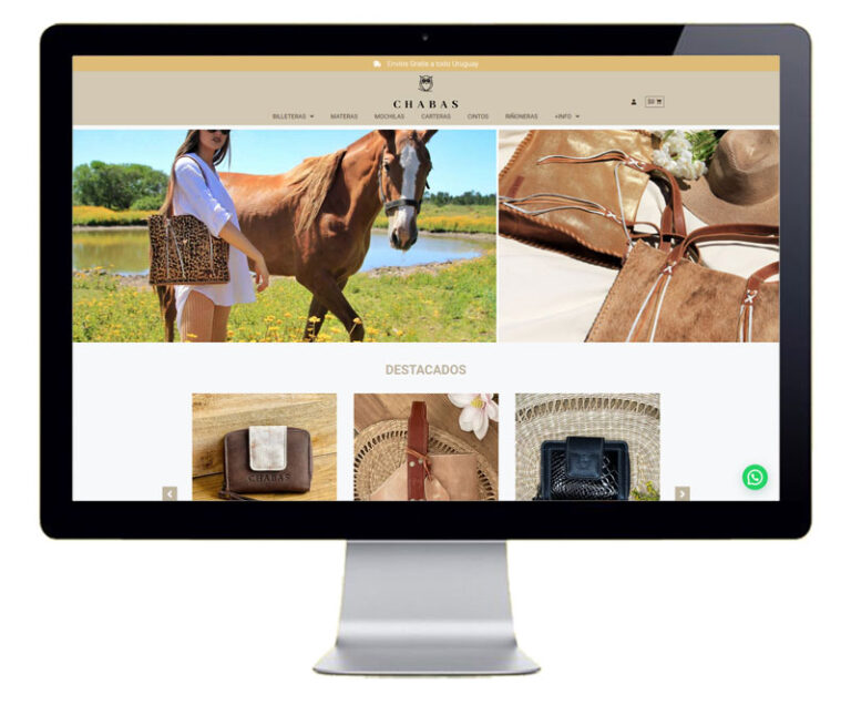 Diseño tienda online para Chabas