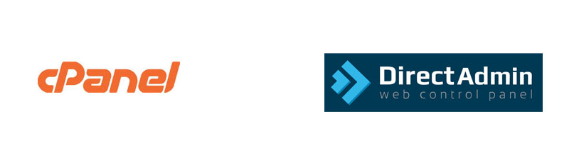 Logos de los paneles de control de hosting web