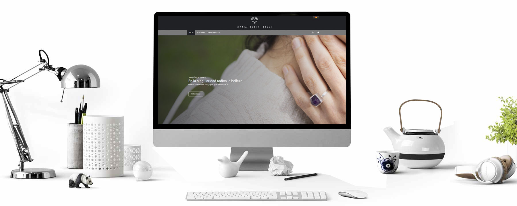 Diseño de tienda online para joyería